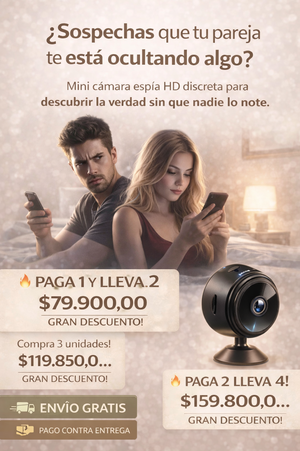 PROMOCIÓN 2X1! Mini cámara espía A9